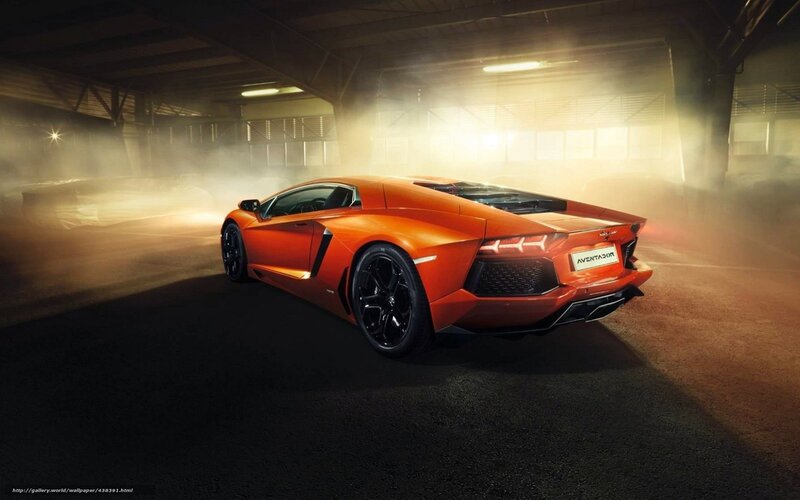 Orange Sports Car — Dramatic, Night, Photograph, Smoke