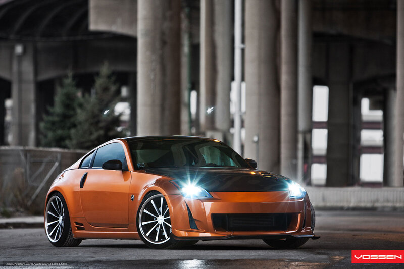 Orange Sports Car — Dramatic, Night, Photograph, Underpass