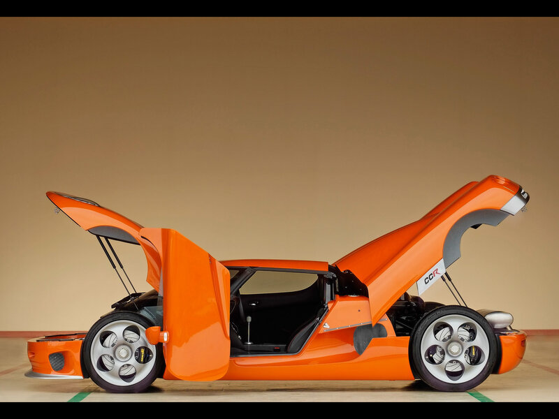 Orange Sports Car — Dramatic, Photograph, Car Door, Wheel