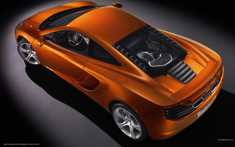 Orange Sports Car — Dramatic, Photograph, Car Interior