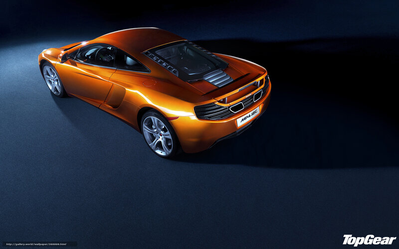 Orange Sports Car — Dramatic, Photograph, Logo