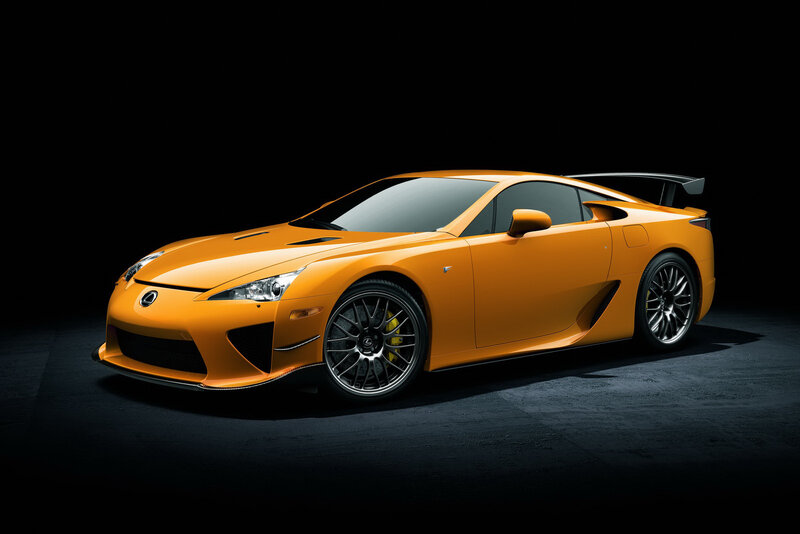 Orange Sports Car — Dramatic, Photograph, Wings