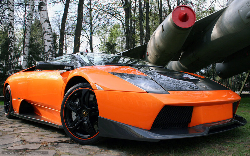 Orange Sports Car — Dramatic, Spring, Photograph
