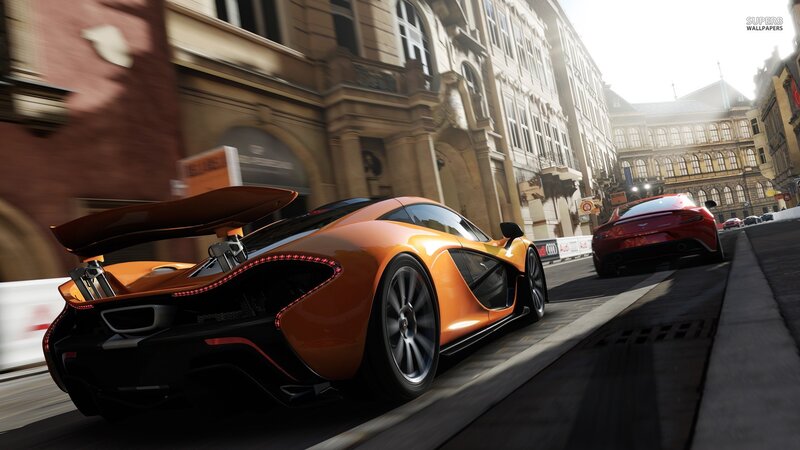 Orange Sports Car — Dynamic, Afternoon, 3d Render, Red Sports Car
