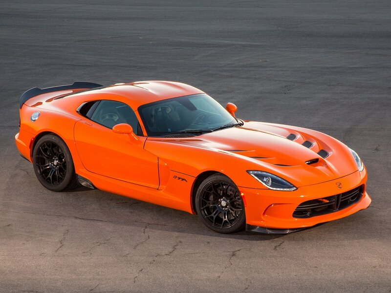 Orange Sports Car — Dynamic, Afternoon, Photograph, Black Wheels