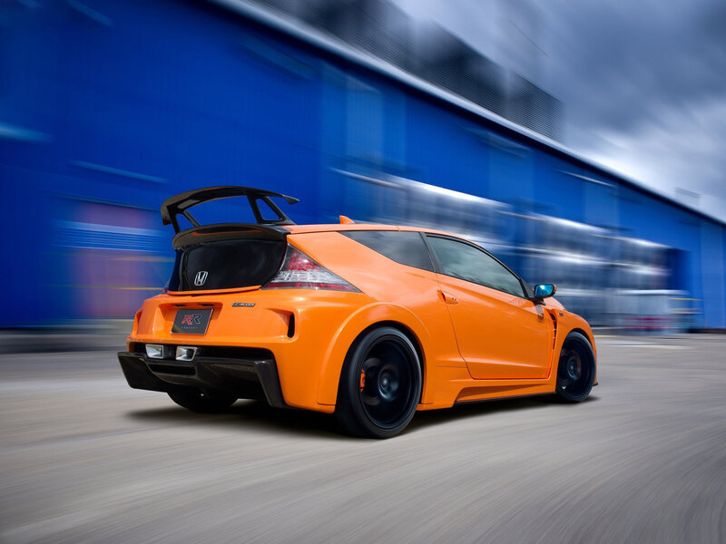 Orange Sports Car — Dynamic, Photograph, Tire
