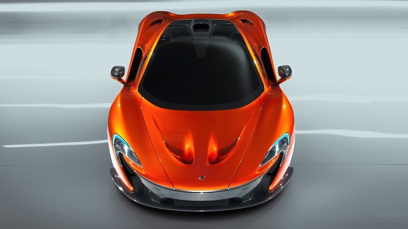 Orange Sports Car — Modern, 3d Render, Windshield, Headlights