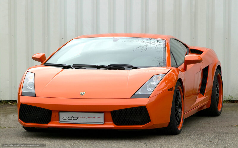 Orange Sports Car — Neutral, Photograph, Building, Tire