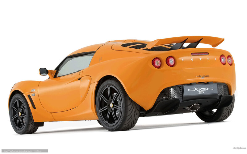 Orange Sports Car — Neutral, Photograph, Rear Wing