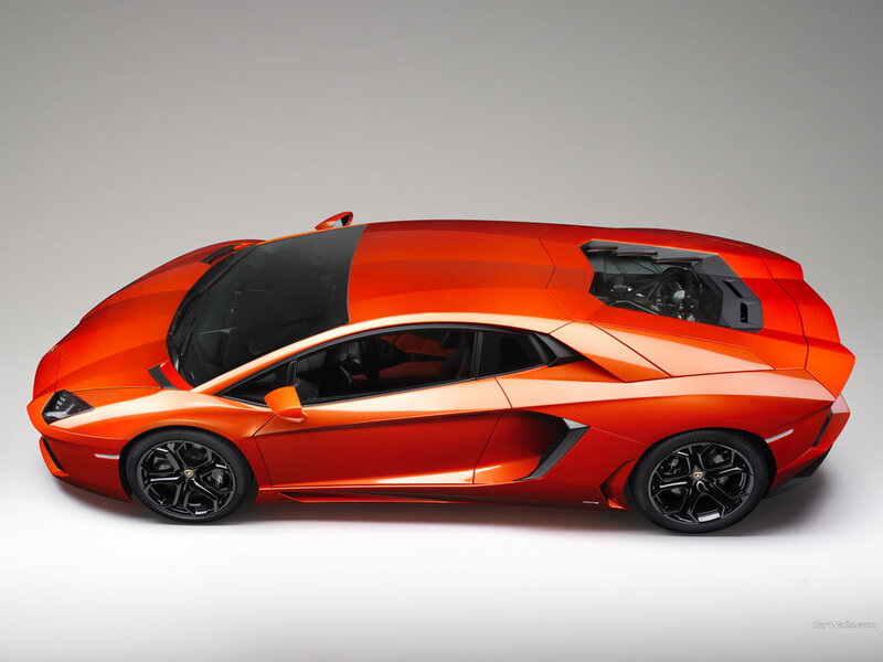 Orange Sports Car — Neutral, Photograph