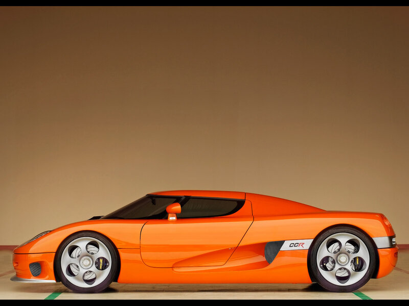 Orange Sports Car — Neutral, Photograph, Wheels, Side Mirror, Black, Silver, Ccr