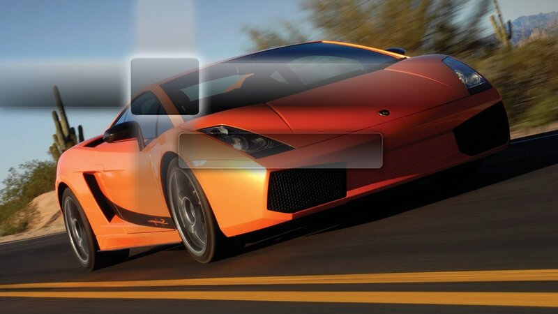 orange sports car on desert road