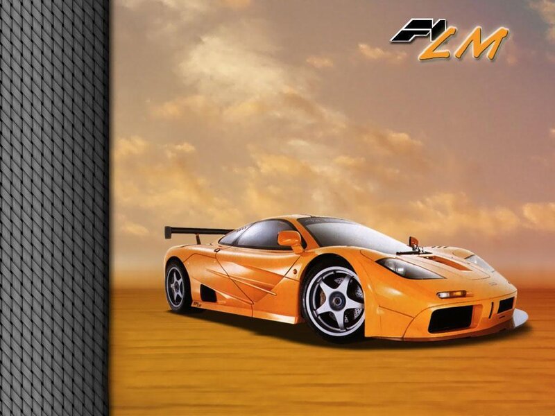 orange sports car on track