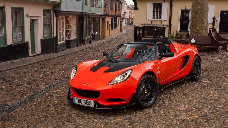 Orange Sports Car — Red, Calm, Afternoon, Photograph