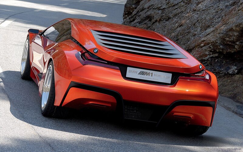 Orange Sports Car — Red, Dramatic, Afternoon, Photograph, Road
