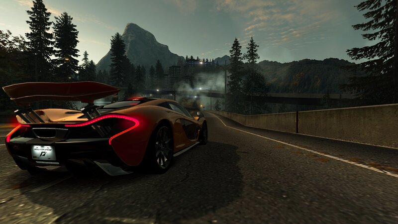 Orange Sports Car — Red, Dramatic, Sunset, 3d Render