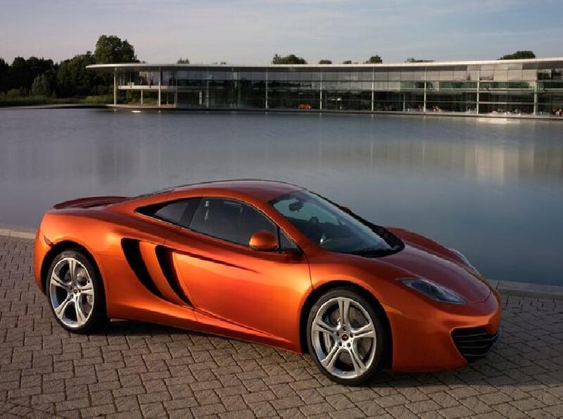 Orange Sports Car — Serene