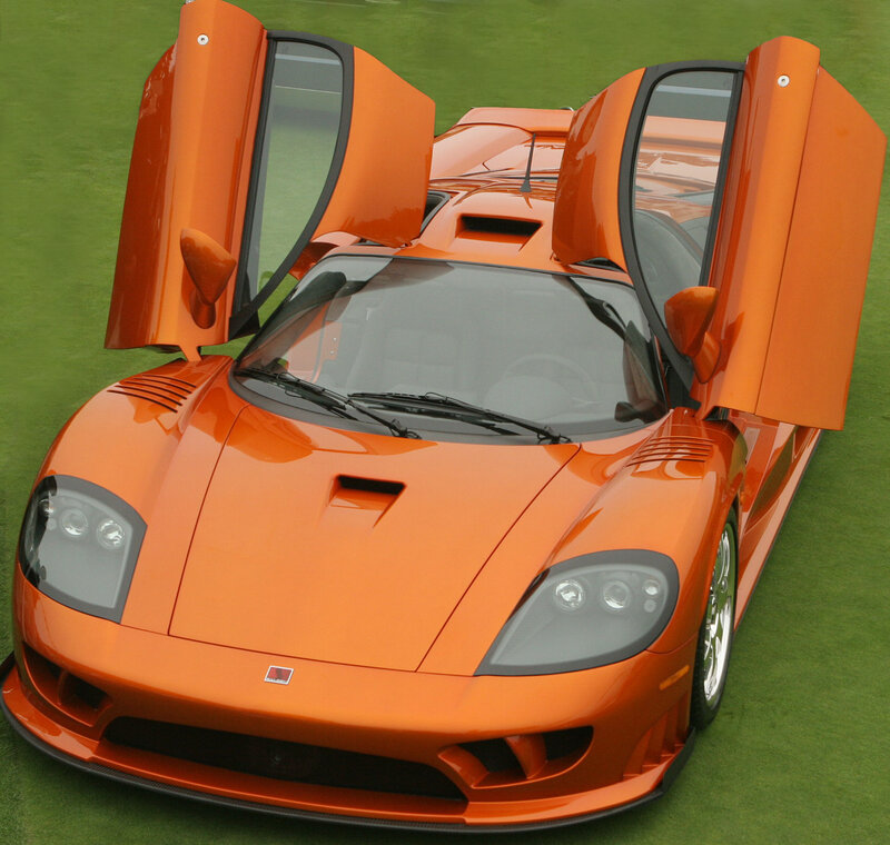 Orange Sports Car — Showcase, Photograph