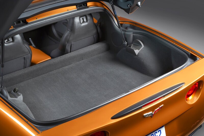 Orange Sports Car Trunk