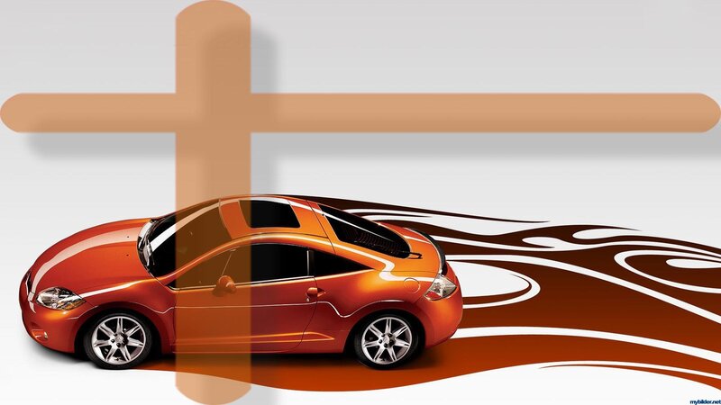 orange sports car with design elements