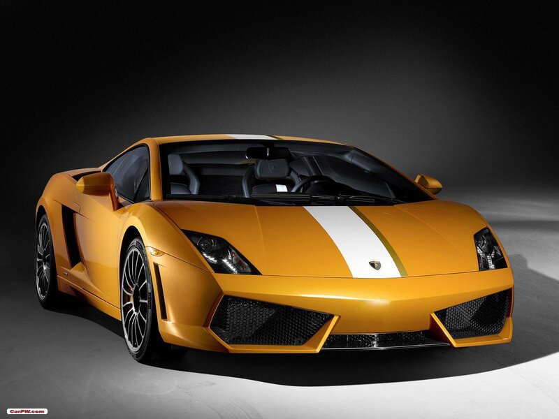 Orange Sports Car — Yellow, Dramatic