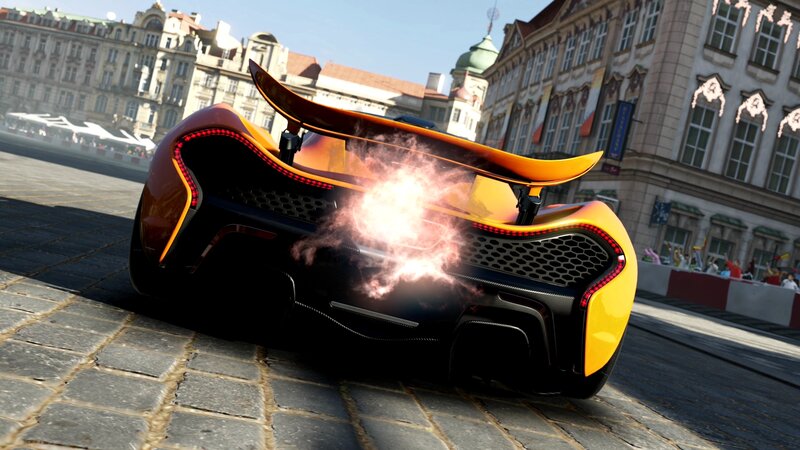 Orange Sports Car — Yellow, Dynamic