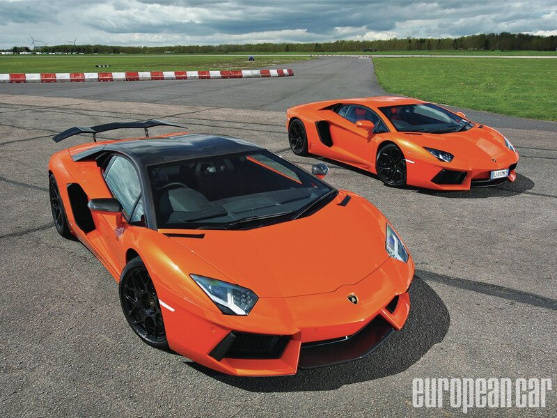 Orange Sports Cars — Dramatic