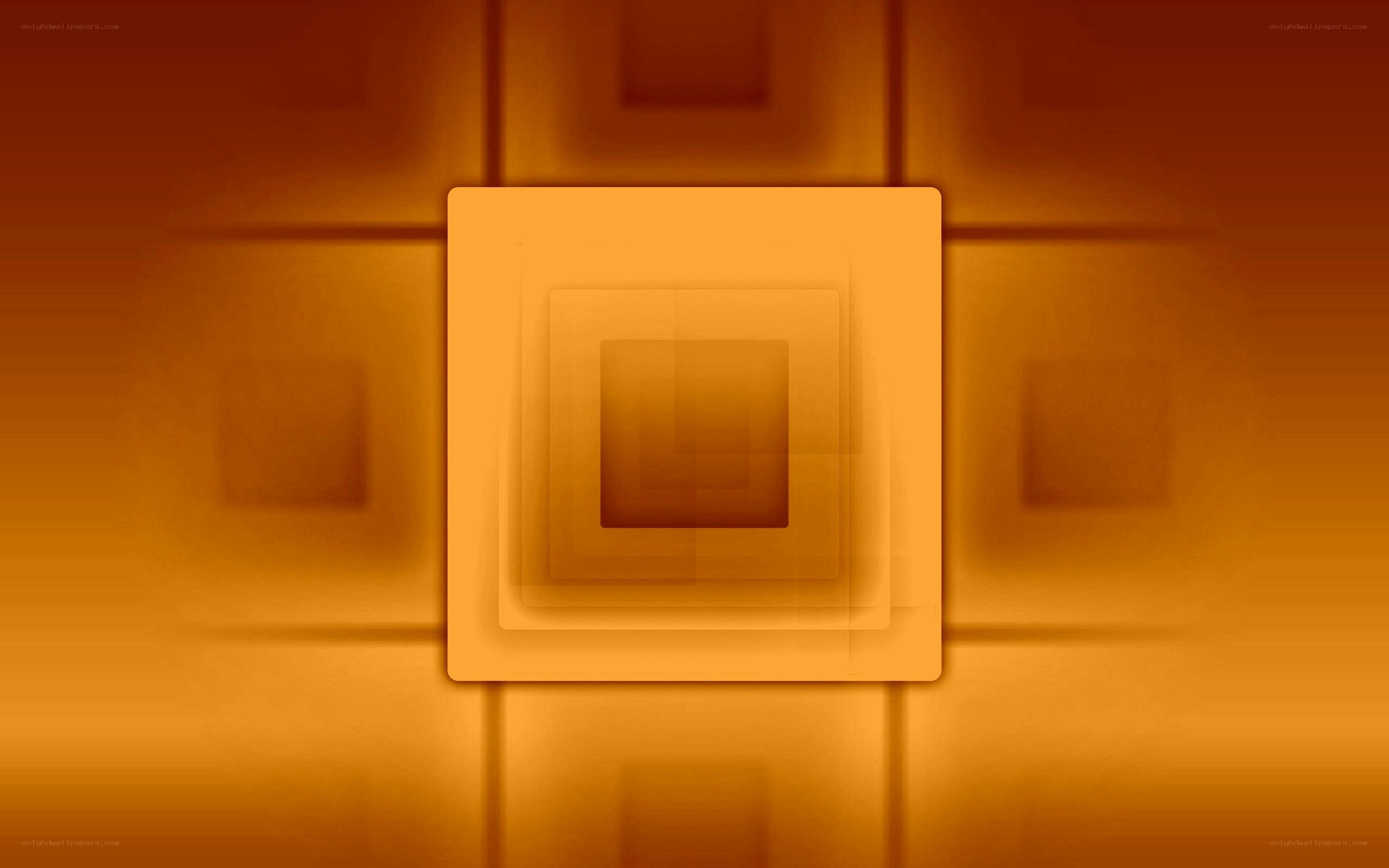 orange square layers