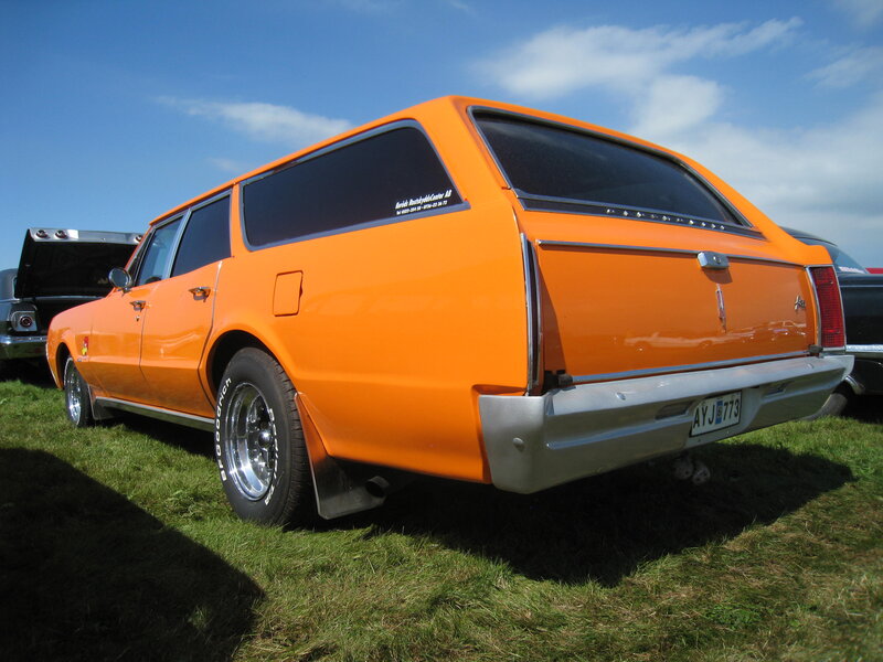 Orange Station Wagon — Outdoor