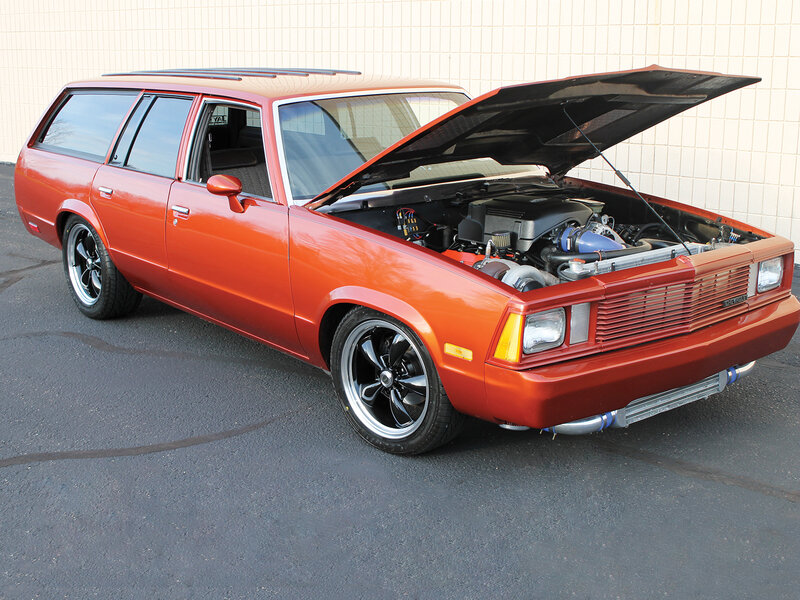 Orange Station Wagon — Showcasing
