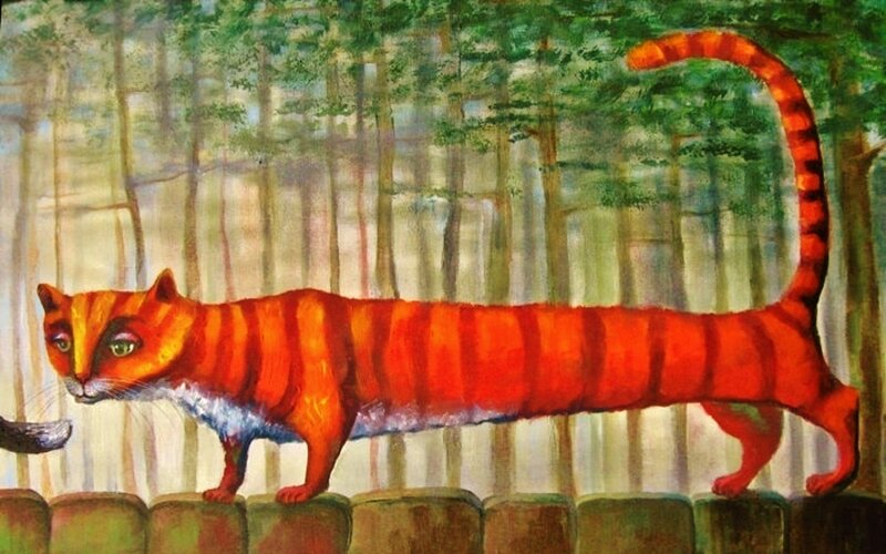 Orange Striped Cat