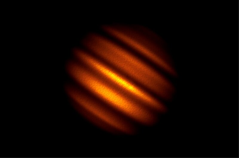 Orange Striped Sphere