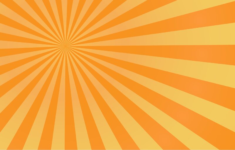 Orange Sunburst Pattern — Vibrant