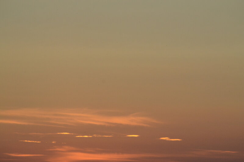 Orange Sunset Sky — Serene