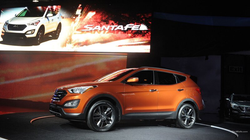 Orange Suv on Display