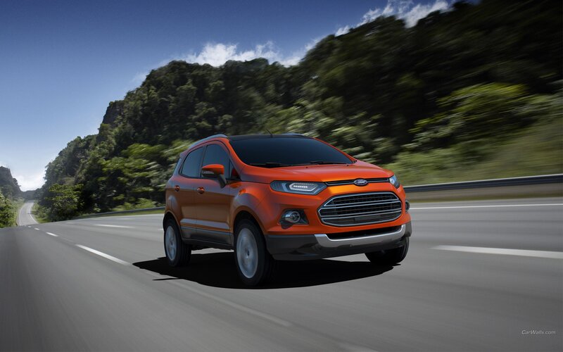 Orange Suv on Road