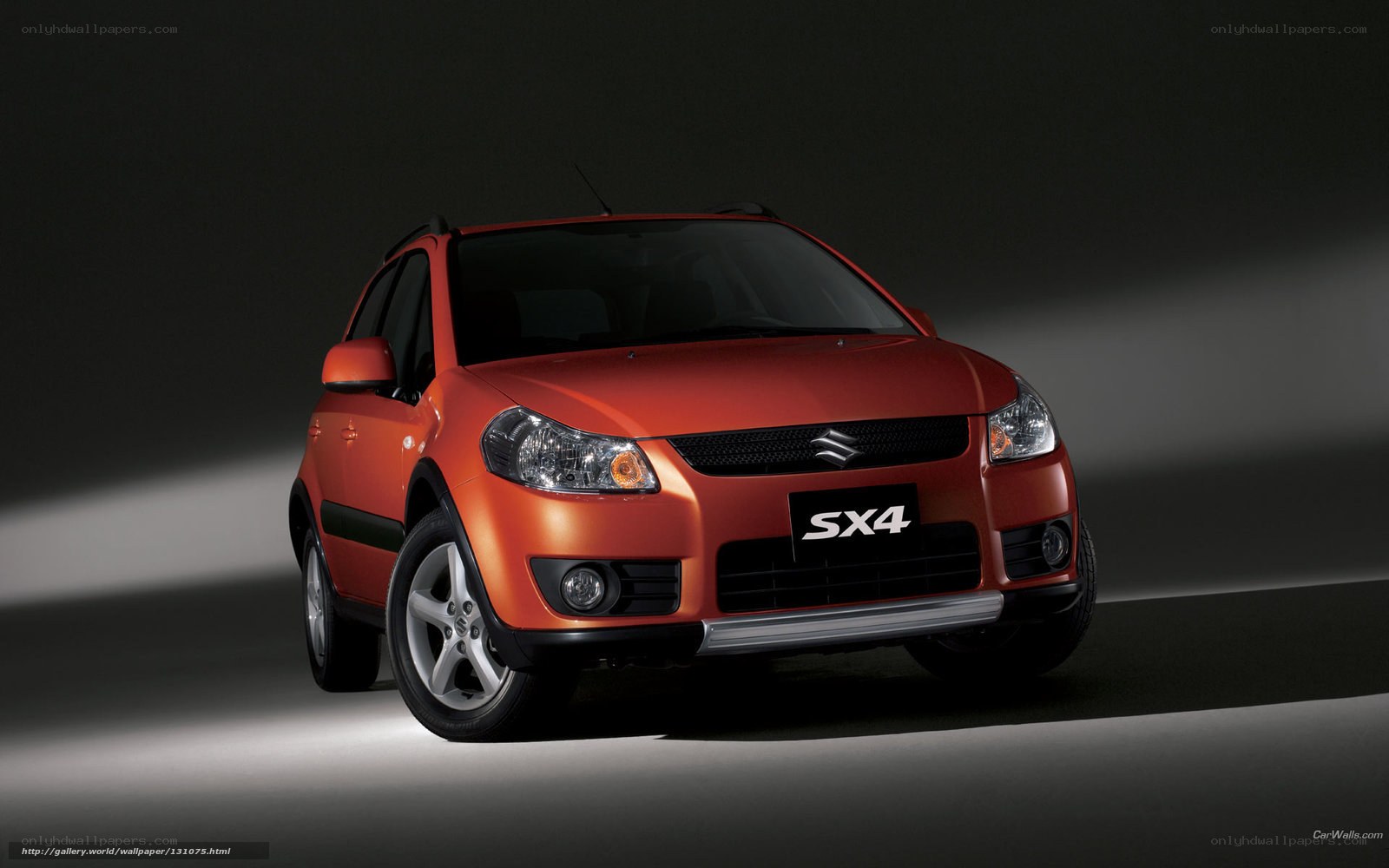 Orange Suzuki SX4 car
