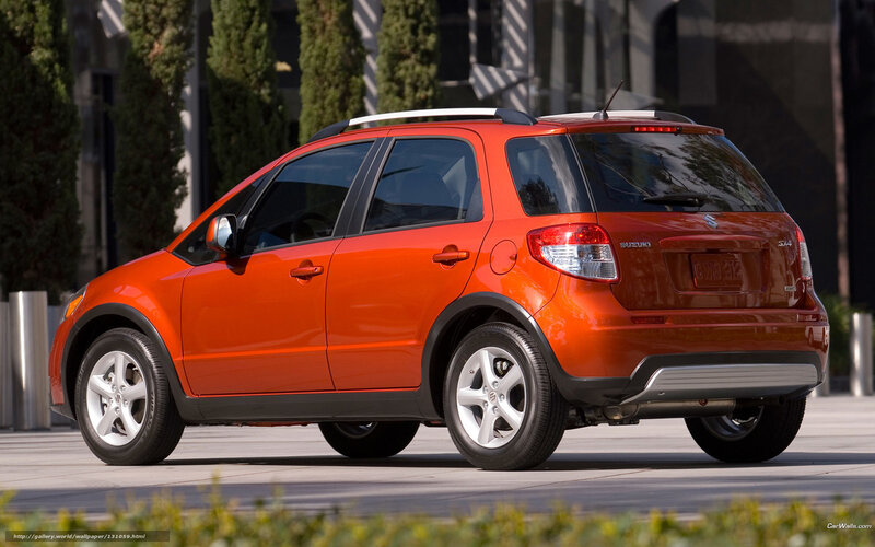 Orange Suzuki Sx4