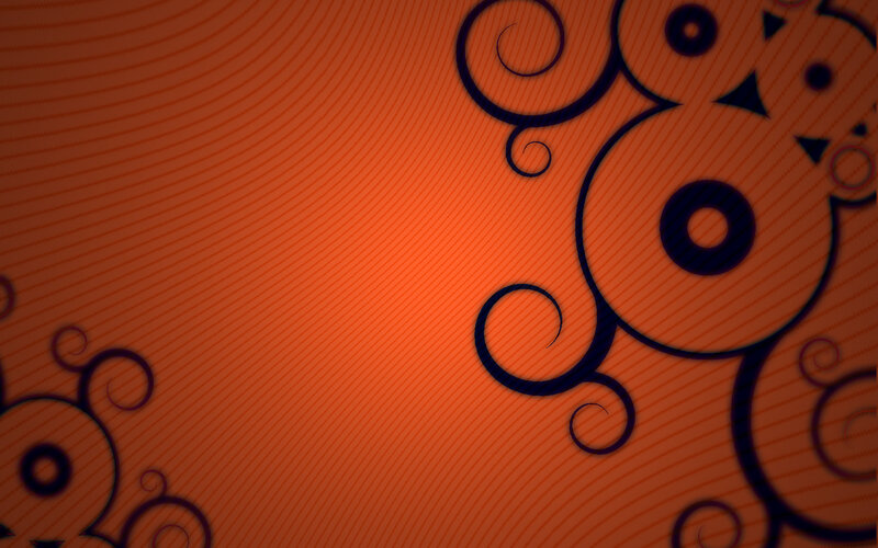 orange swirl pattern