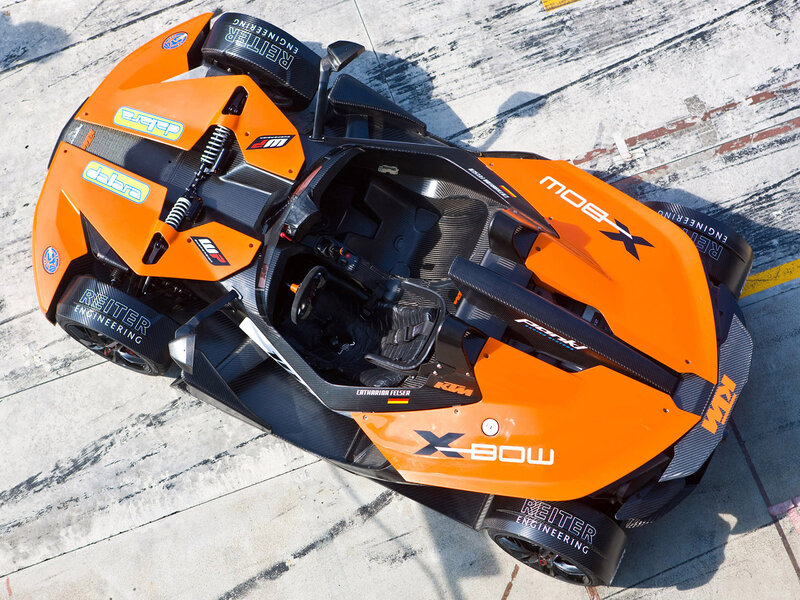 Orange Three-wheeled Vehicle