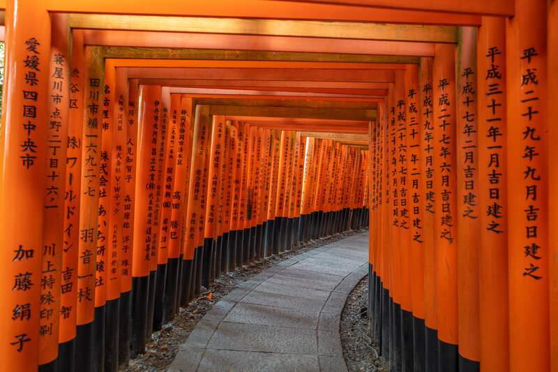 Orange Torii Gates — Serene