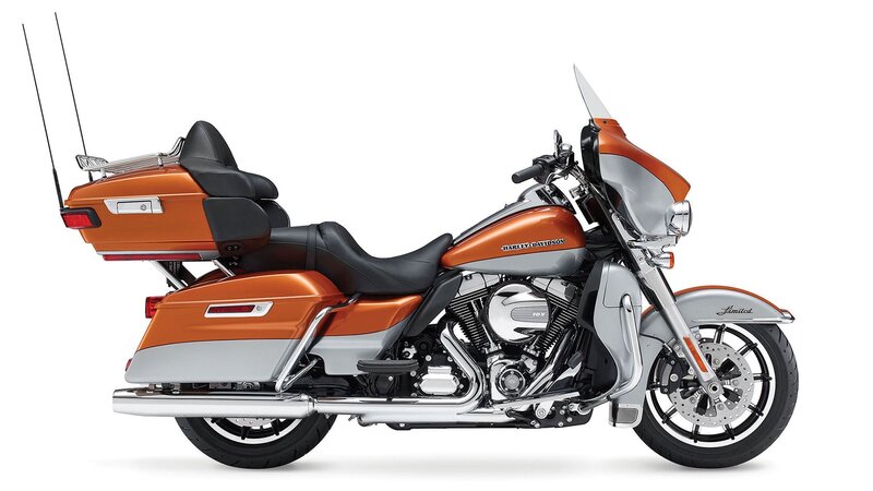 Orange Touring Motorcycle — Neutral