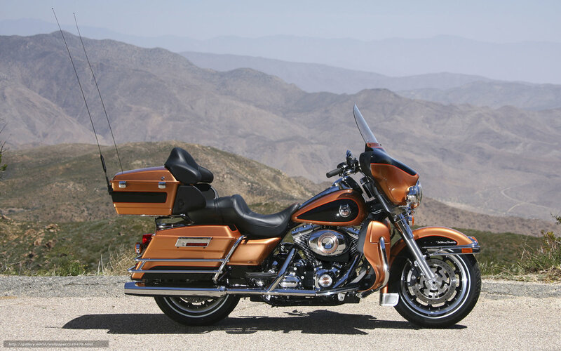 Orange Touring Motorcycle — Serene, Afternoon