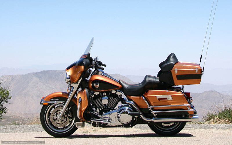 Orange Touring Motorcycle — Serene
