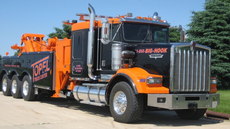 Orange Tow Truck — Neutral