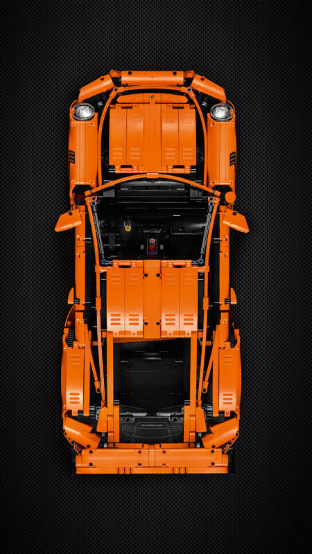 Orange Toy Car — Dramatic