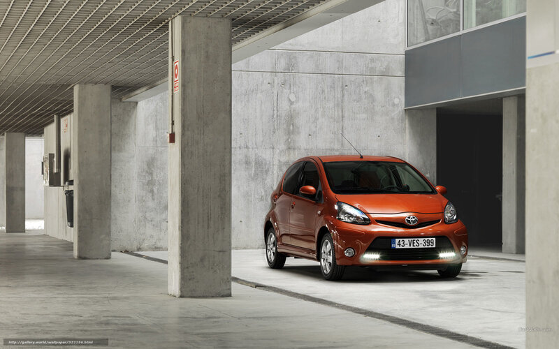 Orange Toyota Aqua