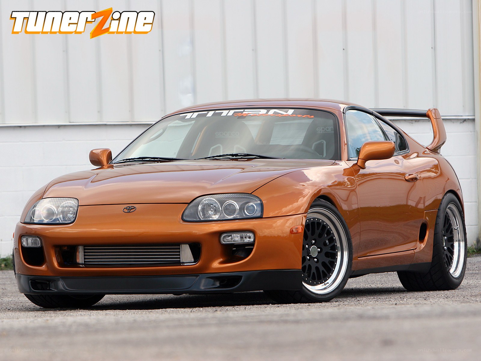 Orange Toyota Supra TunerZine