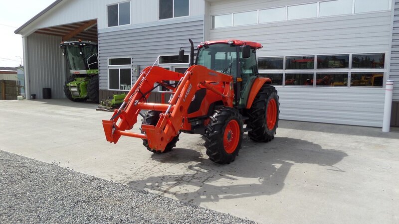 Orange Tractor with Front Loader