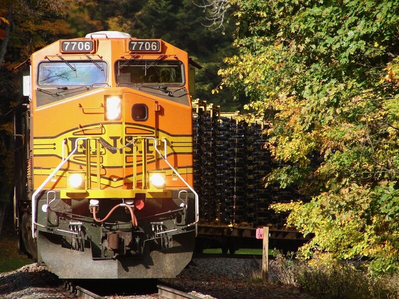 Orange Train Engine
